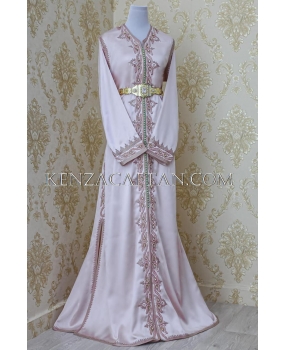 Kaftan Dounia - old pink kaftan dress