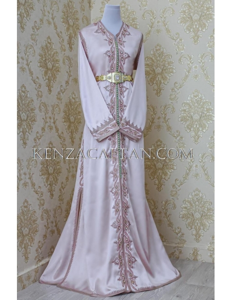 Kaftan Dounia - old pink kaftan dress