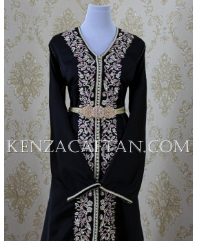 Black Kaftan Dress Jamila
