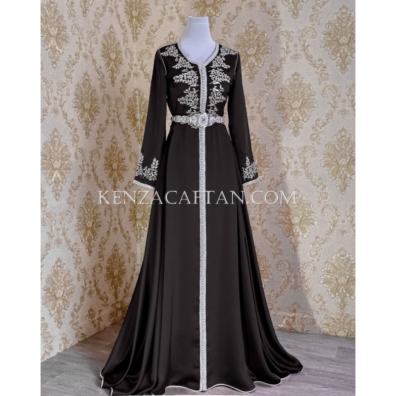 blakc kaftan dress ✓ custom size ...