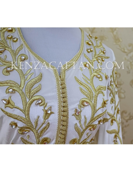 Kaftan Dress Fatima (white) - 3
