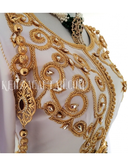 Kaftan Syana - white kaftan dress