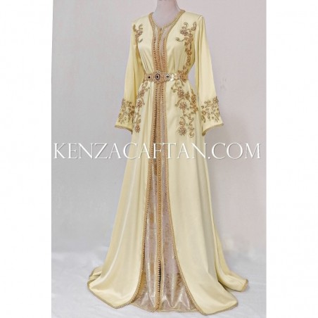 yellow kaftan dress moroccan kaftan