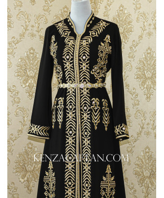 Takchita Hafssa - Takchita a vendre Caftan noir Takchita by KENZA