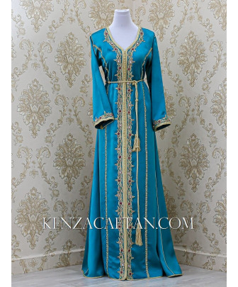 Green Kaftan dress Mina - 2