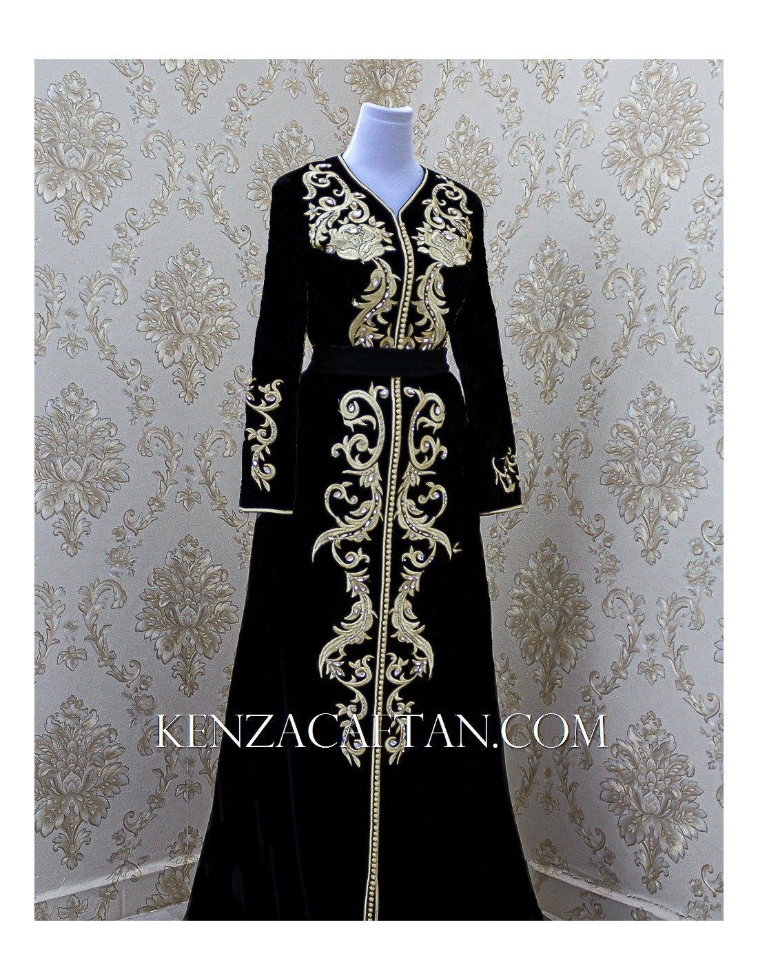 Velvet moroccan sales caftan