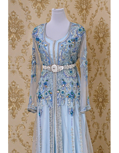 Luxury authentic Moroccan Kaftan Dress - 1