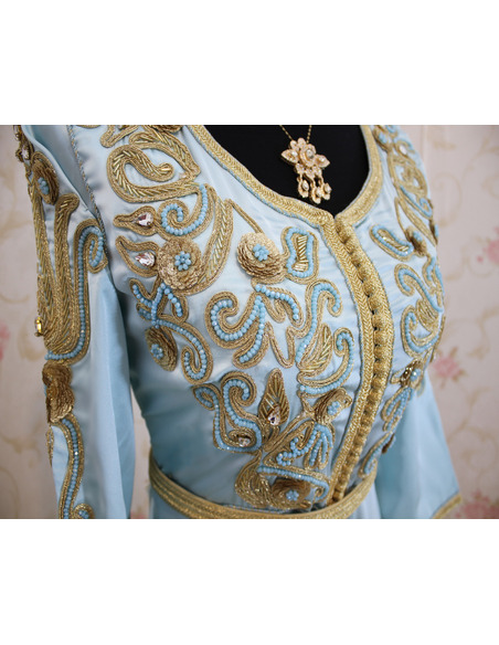 Light blue kaftan dress - 2