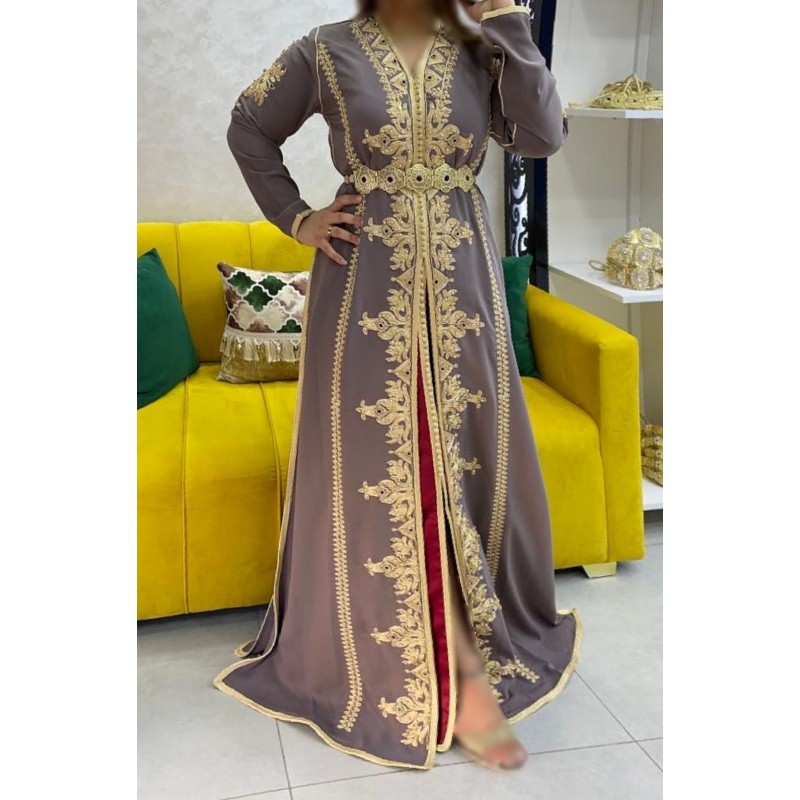 copy of Green kaftan dress - 1