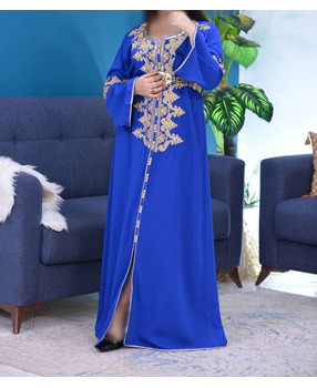 copy of bleu kaftan dress - 1