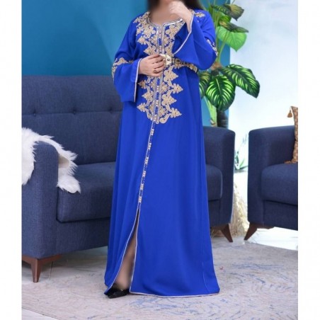 copy of bleu kaftan dress - 1