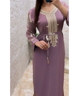 caftan mauve - caftan mauve