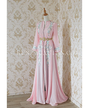copy of Pink and gold kaftan - 1