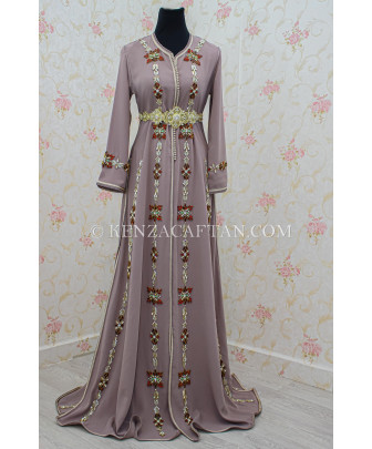 Caftan Linda - caftan rose Linda